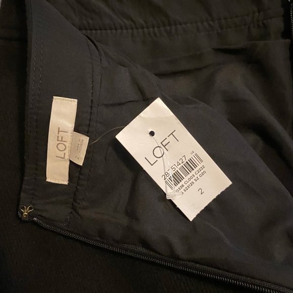 LOFT Wool Button Front Skirt - Picture 5 of 5